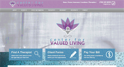 Desktop Screenshot of centerforvaluedliving.com